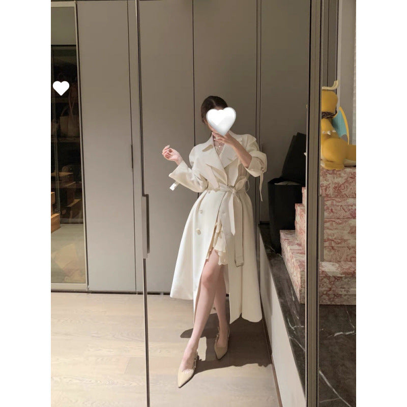 GABARDINA LARGA PARA MUJER