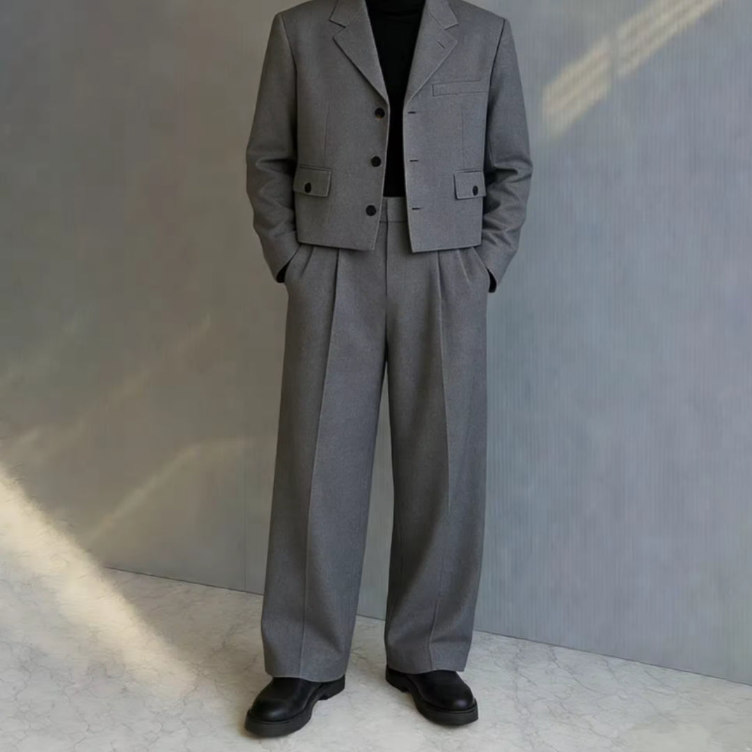 TRAJE MILANO-Conjunto corto elegante para hombre