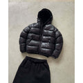 CHAQUETA PLUMAS CON CAPUCHA