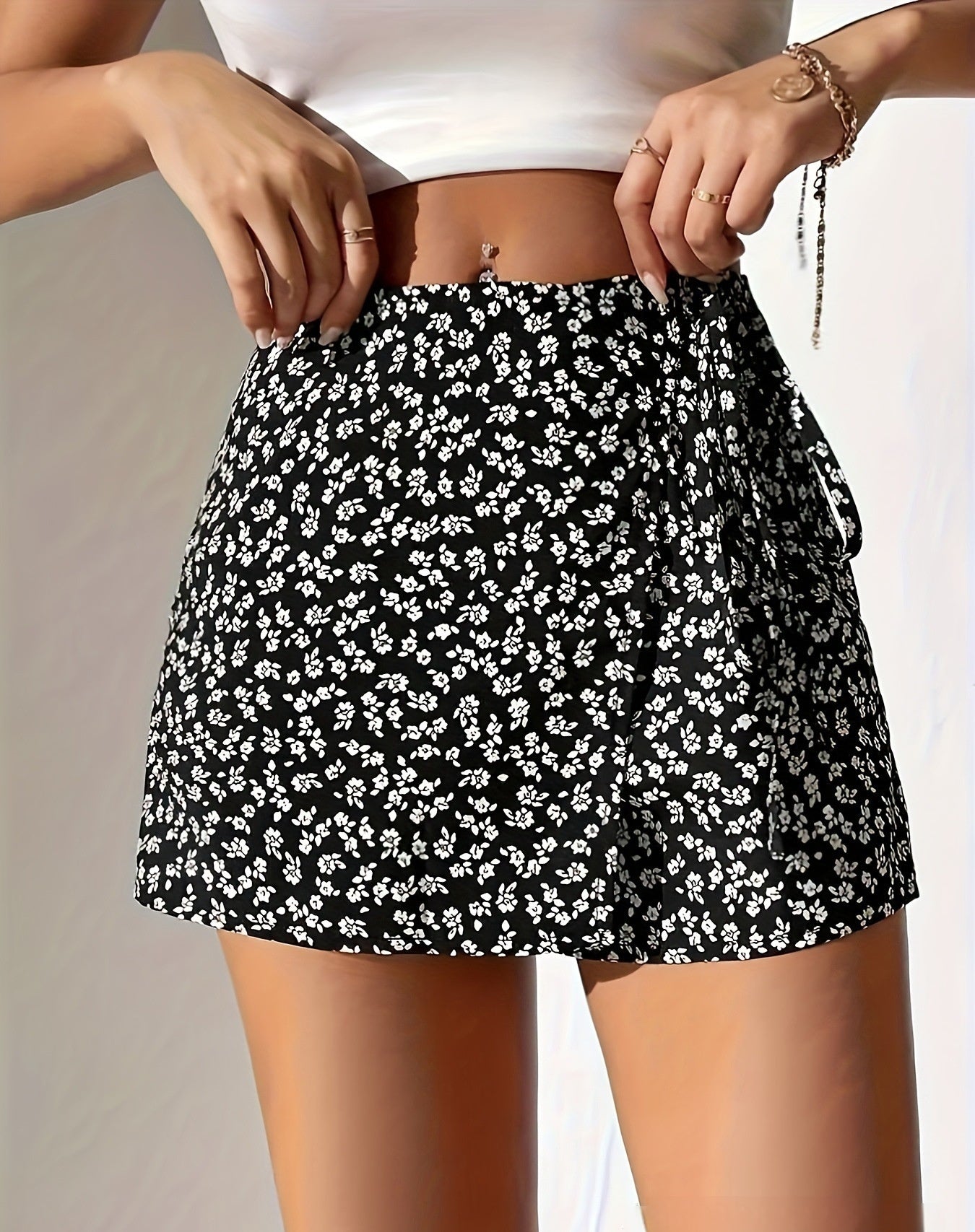 FALDA SHORT ESTAMPADA